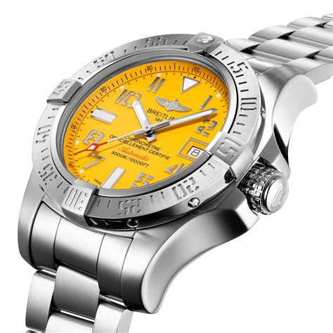 breitling avenger ii seawolf yellow actor